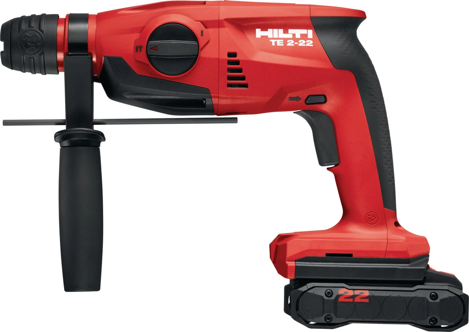 TE 2-22 Cordless Rotary Hammer 1 TE 2-22 Cordless Rotary Hammer