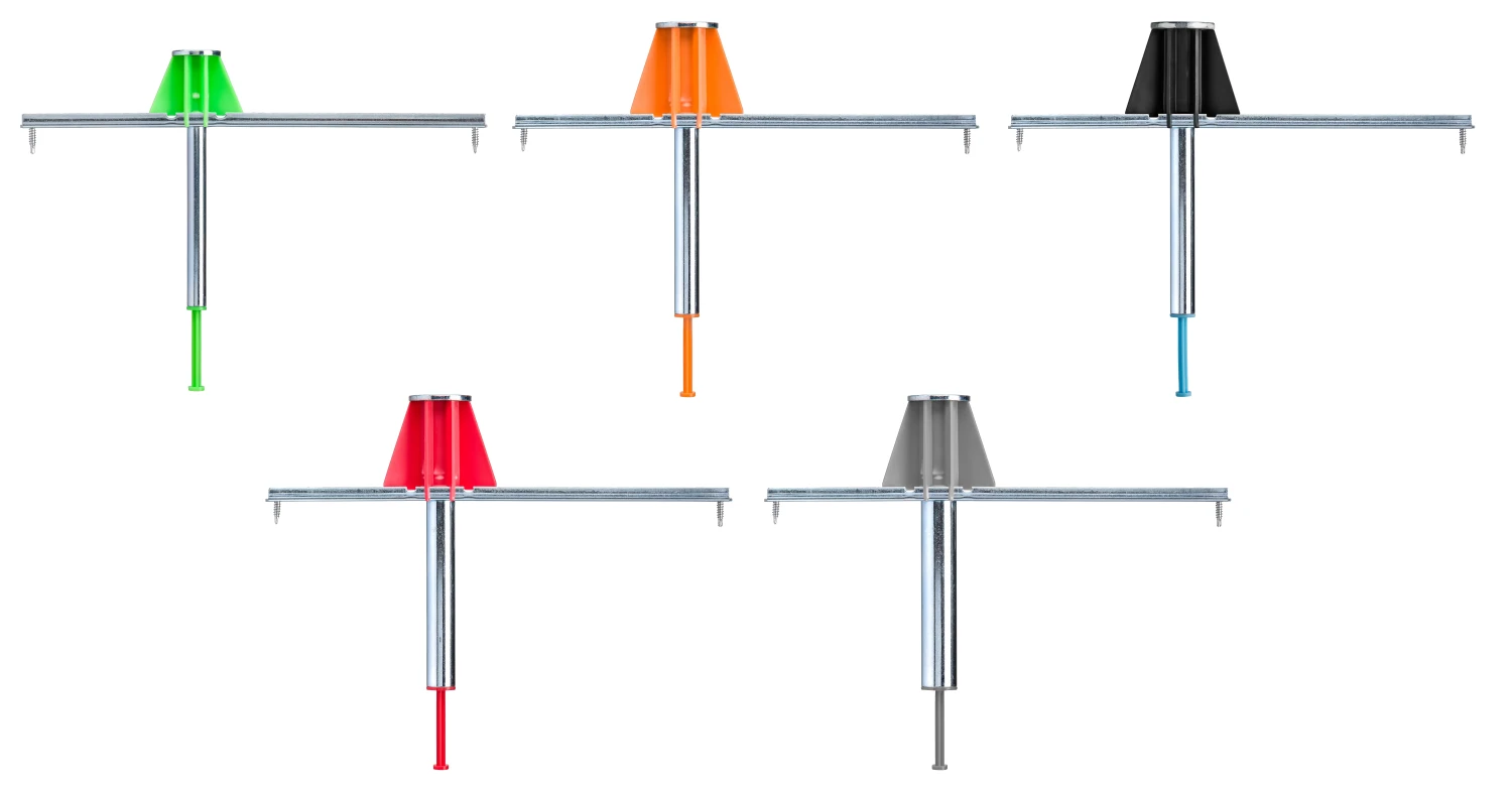 KCM-MD Kwik Cast Cast-in-place Anchor, Long Plate
